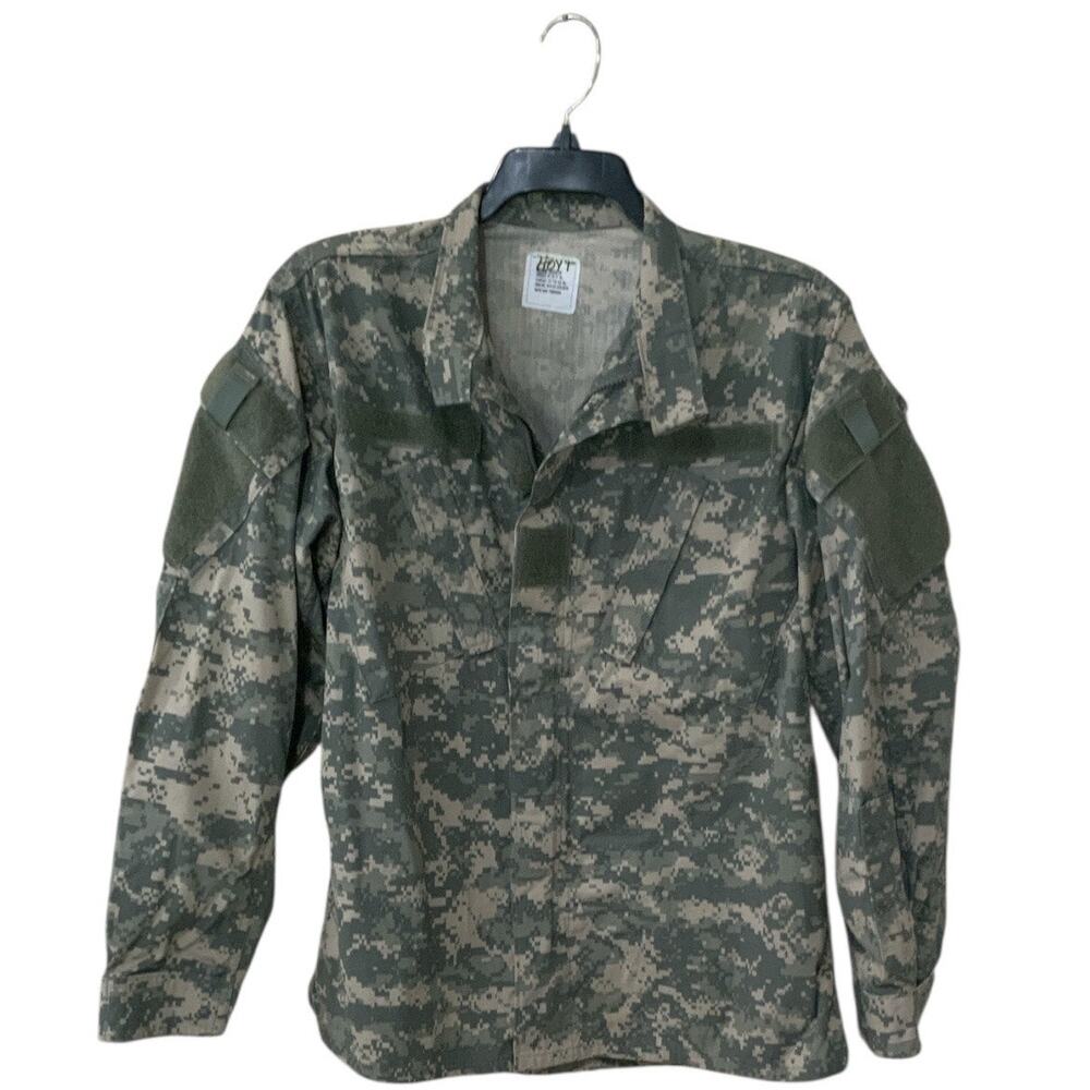 Army Combat Uniform Coat Jacket Medium Utility Pocket Workwear Outdoor